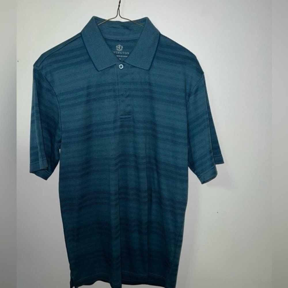 Covington Men’s Striped Polo Shirt | Size Small | Short Sleeve Collared